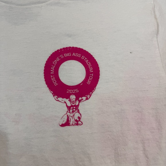 Post‎ Malone T-Mobil Stadium Tour Tailgate Party Reprint Shirt Women Small - Picture 3 of 6